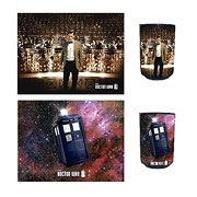 Doctor Who TARDIS and Dalek Reversible Talking Trash Can